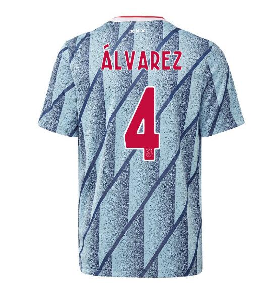 Ajax Away Kit Soccer Jersey Edson Alvarez #4 2020/21